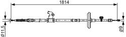 Bosch Cablu frana mana BOSCH - uleideulei - 113,78 RON