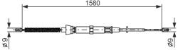 Bosch Cablu frana mana BOSCH - uleideulei - 52,40 RON