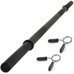 MAXXIVA® Súlyzórúd 180 cm fekete + rugós zár (ZFF38309)