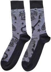 Johnny Cash Guitars 'n Guns Charcoal Grey & Black 40-45 Zokni (JCSCK02MC)