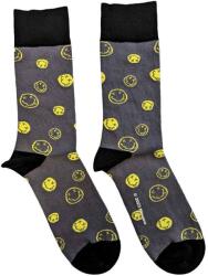 Nirvana Mixed Happy Faces Charcoal Grey 40-45 Zokni (NIRVSCK06MC)