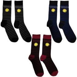 Nirvana Smile Stripes Multicolour 39-45 Zokni (NIRVSCKSET05)