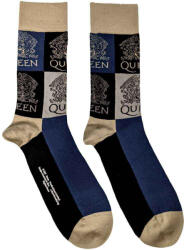 Queen Crest Blocks Navy Blue 36-40 Zokni (QUSCK02LN)