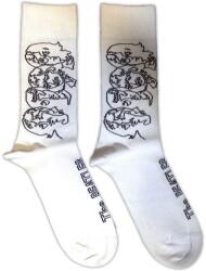 The Beatles White Album Faces Outlines White 40-45 Zokni (BEATSCK38MW)