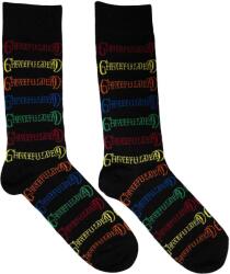 The Grateful Dead Coloured Logos Pattern Black 39-45 Zokni (GRATESCK11MB)
