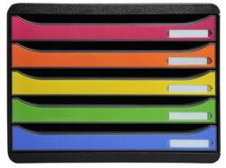 Exacompta Cutie documente, plastic, 5 sertare, EXACOMPTA "Big-Box Plus Horizon Iderama Dulap arhivare