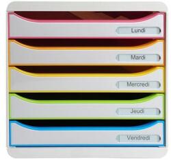 Exacompta Cutie documente, plastic, 5 sertare, EXACOMPTA "Big-Box Plus Blackoffice Iderama Dulap arhivare