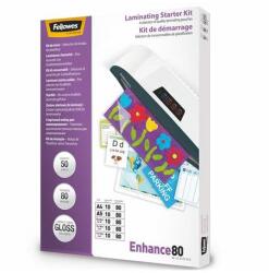 Fellowes Folie de laminare la cald, 80 microni, lucioasă, 50 buc, FELLOWES, 50 buc