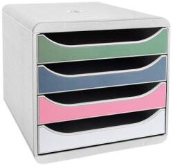 Exacompta Cutie documente, plastic, 4 sertare, EXACOMPTA "Big-Box Plus Autentic Dulap arhivare