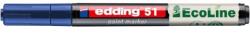 edding Marker lac, 1-2 mm, EDDING "51", albastru