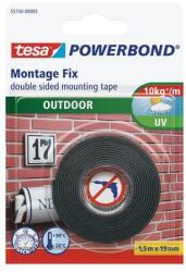 tesa Bandă adezivă, față-verso, pentru uz exterior, 19 mm x 1, 5 m, TESA "Powerbond