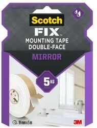 3M Bandă adezivă pentru oglinzi, față-verso, 19 mm x 5 m, 3M SCOTCH "Mirror", 5m