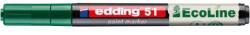 edding Marker lac, 1-2 mm, EDDING „51, verde