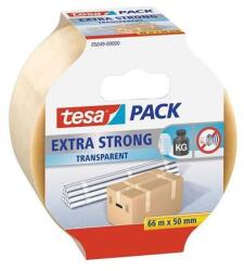 tesa Bandă de ambalare, 50 mm x 66 m, TESA "Extra Strong", transparentă, 66 m
