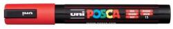 uni Marker decorativ, 1, 8-2, 5 mm, UNI "Posca PC-5M", roșu (15)