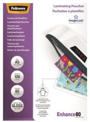 Fellowes Folie de laminare la cald, 80 microni, A5, lucioasă, 100 buc, FELLOWES, 100 buc