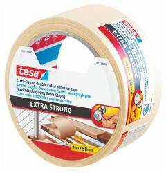 tesa Bandă adezivă, față-verso, extra puternică, 50 mm x 10 m, TESA "Extra Strong", 10m