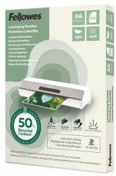 Fellowes Folie de laminare, 80 microni, A6, mată, 100 buc, FELLOWES "Light", 100 buc