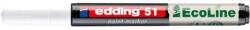 edding Marker cu vopsea, 1-2 mm, EDDING "51", alb