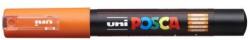 uni Marker decorativ, 0, 7-1, 0 mm, UNI "Posca PC-1M", portocaliu
