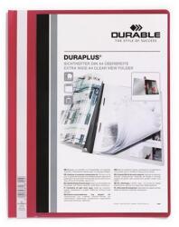 DURABLE Dosar rapid, A4, lat, buzunar transparent, DURABIL "DURAPLUS®", roșu