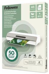 Fellowes Folie de laminare, 80 microni, A5, lucioasă, 100 buc, FELLOWES "Light", 100 buc