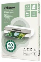Fellowes Folie de laminare, 80 microni, A3, mată, 100 buc, FELLOWES "Light", 100 buc