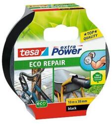 tesa Bandă de reparații, 38 mm x 10 m, TESA "Extra Power Eco Repair", neagră, 10m