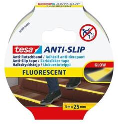 tesa Bandă antiderapantă, 25 mm x 5 m, TESA "Anti-Slip", fluorescentă, 5m