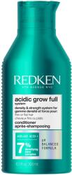 Redken Acidic Grow Full System Hajbalzsam azelainsavval, koffeinnel és probiotikumokkal, a vékony, töredezésre hajlamos haj dúsítására és erősítésére, 300ml