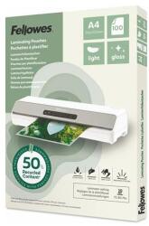 Fellowes Folie de laminare, 80 microni, A4, lucioasă, 100 buc, FELLOWES "Light", 100 buc