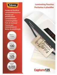 Fellowes Folie de laminare, 125 microni, 83x113 mm, lucioasă, 100 buc, FELLOWES, 100 buc
