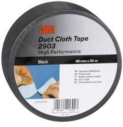 3M Bandă adezivă, vinil, 48 mm x 50 m, 3M SCOTCH "Duct", neagră, 50m