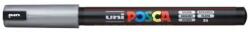 uni Marker decorativ, 0, 7 mm, UNI "Posca PC-1MR", argintiu