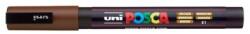uni Marker decorativ, 1, 8-2, 5 mm, UNI "Posca PC-5M", maro (21)