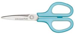 PLUS Corporation Foarfece universale, 17, 5 cm, PLUS „Fitcut Curve, albastru deschis