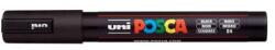 uni Marker decorativ, 1, 8-2, 5 mm, UNI "Posca PC-5M", negru (24)