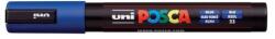 uni Marker decorativ, 1, 8-2, 5 mm, UNI "Posca PC-5M", albastru (33)