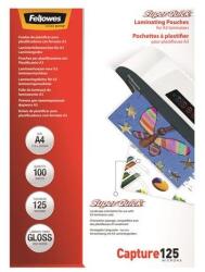 Fellowes Folie de laminare, 125 microni, A4, SuperQuick, lucioasă, 100 buc, FELLOWES, 100 buc