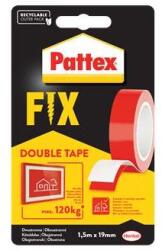 Henkel Bandă adezivă, față-verso, 19 mm x 1, 5 m, HENKEL "Pattex Fix 120 kg", piros