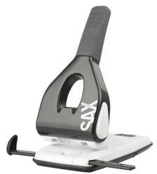 ICO Perforator, capacitate mare, două găuri, 65 de coli, SAX "Design 618", negru