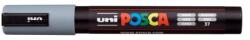 uni Marker decorativ, 1, 8-2, 5 mm, UNI "Posca PC-5M", gri (37)