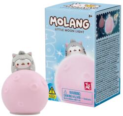 YuMe Lampa de veghe cu figurina, Yume, Molang Little Moon Light, Roz Figurina