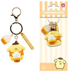 YuMe Breloc cu pandantiv si curea, Yume, Hello Kitty and Friends, Tea Party Series, Pompompurin Figurina