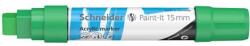 Schneider Marker acrilic, 15 mm, SCHNEIDER "Paint-It 330", verde
