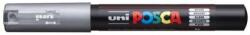uni Marker decorativ, 0, 7-1, 0 mm, UNI "Posca PC-1M", argintiu