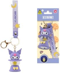 YuMe Breloc cu lumini si curea, Yume, Hello Kitty and Friends, Camping Lamp Series, Kuromi Figurina
