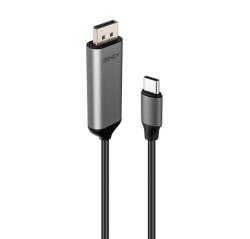Lindy Cablu USB type C la Displayport Bidirectional 8K60Hz/4K144Hz 2m, Lindy L43504 (L43504)