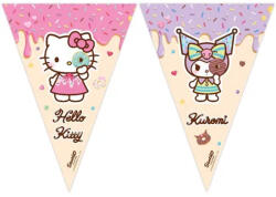 Procos Hello Kitty és Kuromi party banner 200cm (98236)