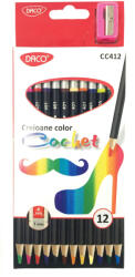 Daco Creion color 12 culori Cochet DACO (CC412)